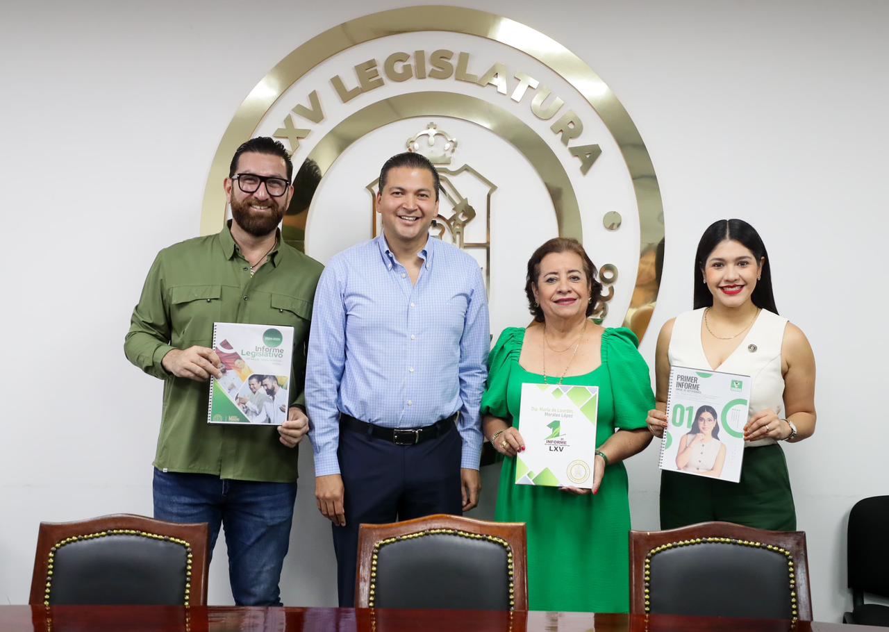 PVEM entrega informe legislativo en unidad y con compromiso social