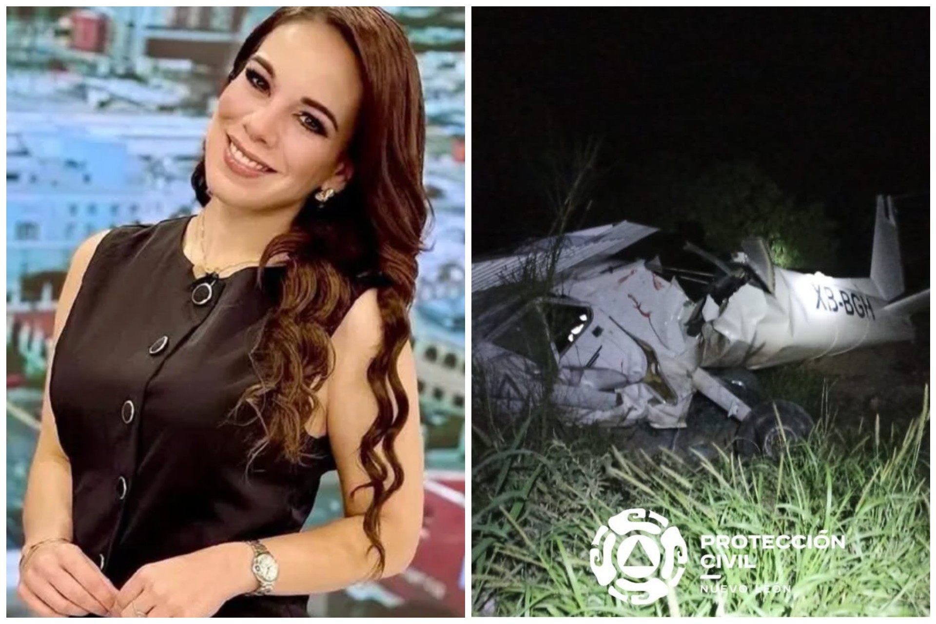 Revelan nuevo video del accidente aéreo en el que murió Débora Estrella