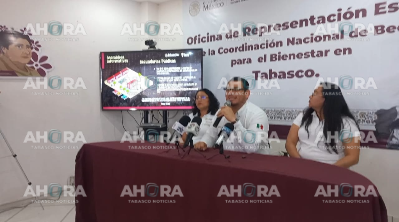 Del 15 al 30 de septiembre inician registros para obtener becas Rita Cetina nivel secundaria en Tabasco