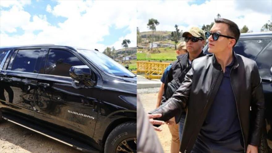 Ataque contra caravana de Noboa desata persecución en Ecuador