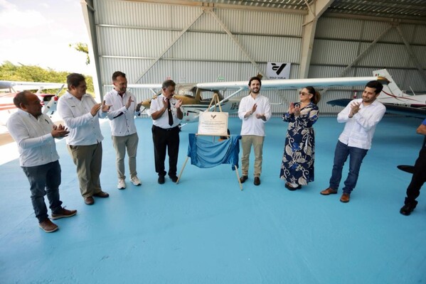Inauguran primer Hangar y Taller Aeronáutico en el Aeropuerto Internacional de Chichén Itzá