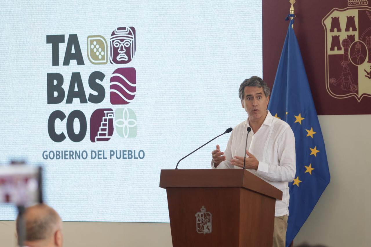 Unión Europea ve a México y Tabasco como socios estratégicos: Francisco André