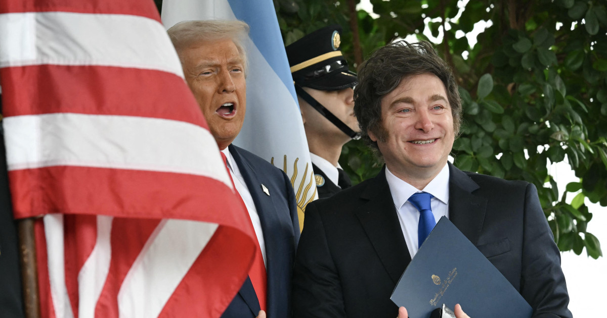 Milei agradece a Trump el «apoyo» tras visita oficial y el auxilio financiero a Argentina