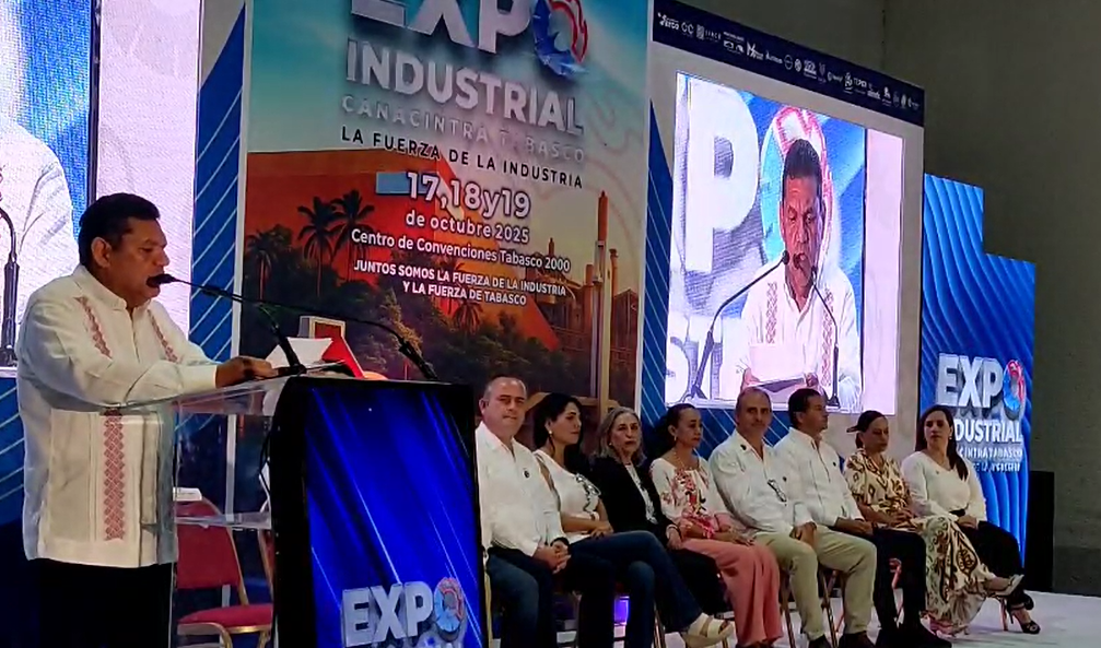 Inaugura Javier May la Expo Industrial Canacintra Tabasco 2025