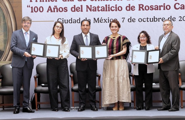 Correos de México emite la primera serie de estampillas dedicada a Rosario Castellanos, a 100 años de su natalicio
