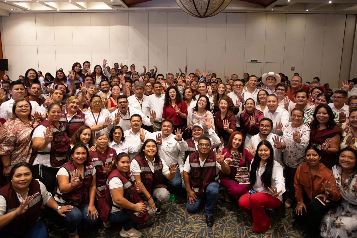 Luisa María Alcalde llama a evitar conatos de violencia en asambleas distritales e integrar padrón de fundadores