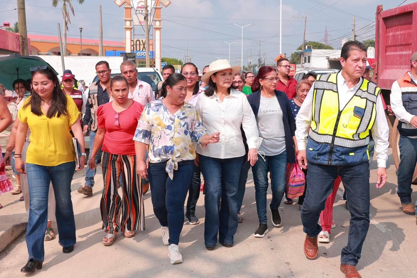 Supervisa Yolanda Osuna avance en obras que llevarán agua potable a más de 100 mil habitantes