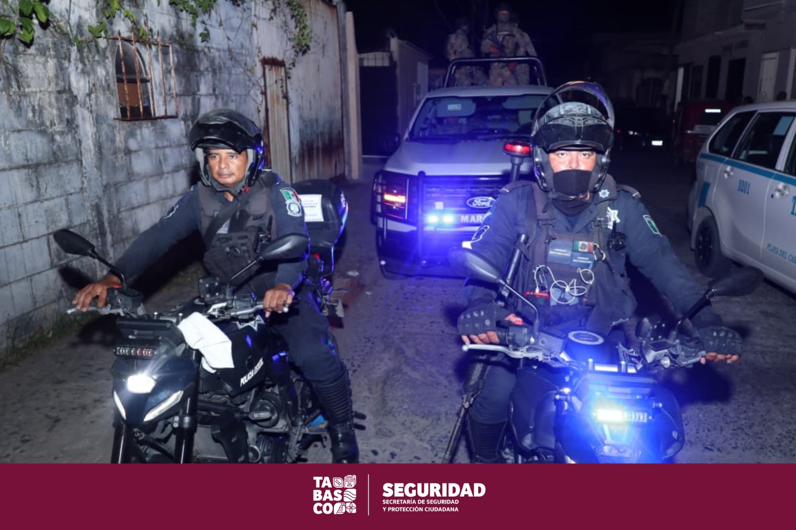 Continúa FIRT Olmeca con acciones para garantizar la paz en Tabasco; 55 detenidos en la última semana