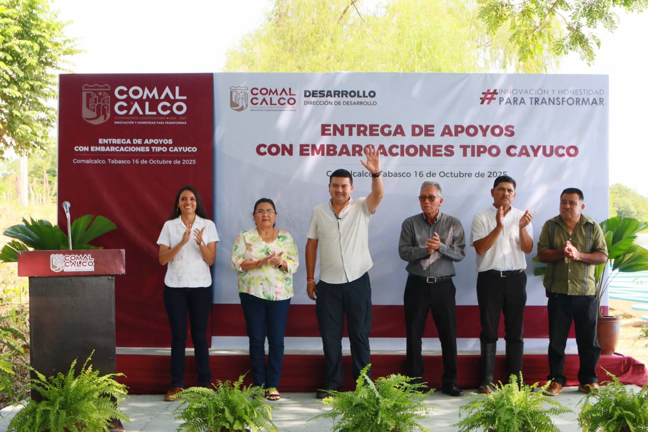 Brinda Ovidio Peralta renovado impulso a productores pesqueros de Comalcalco