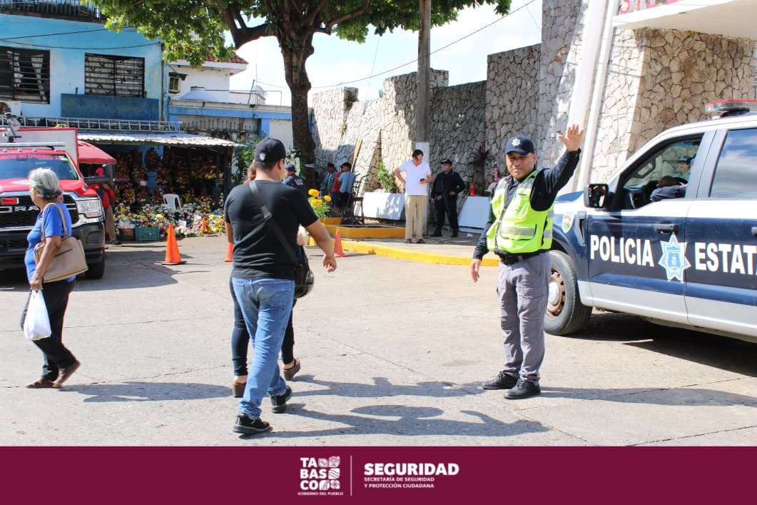 SSPC implementará operativo “Día de Muertos 2025” en panteones del municipio de Centro