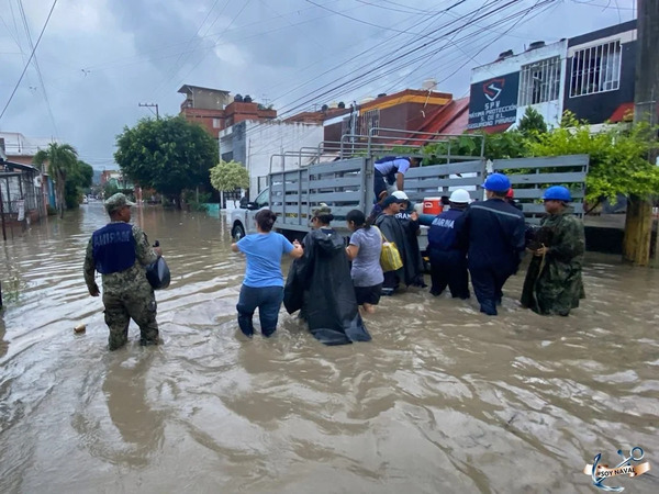 Suman 41 personas fallecidas y 27 desaparecidas tras fuertes lluvias en la República Mexicana