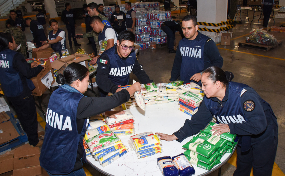 Semar refuerza distribución de ayuda humanitaria a municipios afectados por lluvias