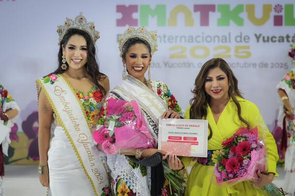 Eligen a Eny Elizabeth Paredes Villalobos como embajadora de la Feria Internacional de Xmatkuil 2025