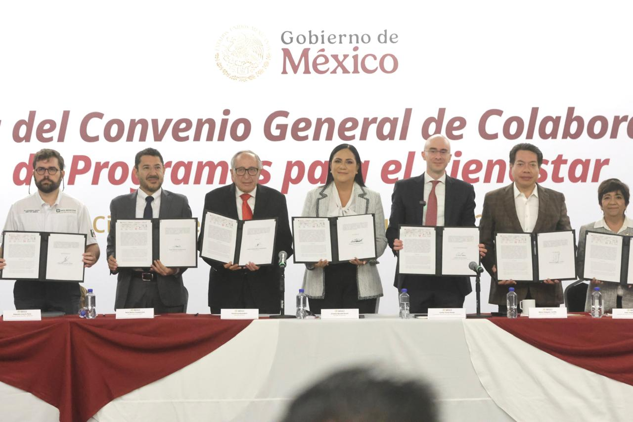 Dependencias e instituciones del Gobierno de México firman el Convenio General de Colaboración de Programas para el Bienestar