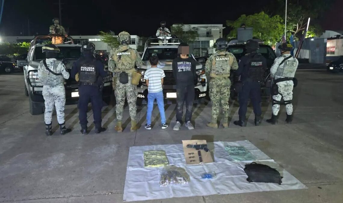 Capturan a “El Niño Sicario” en Tabasco; con 15 años, integraba célula criminal que secuestraba y quemaba casas