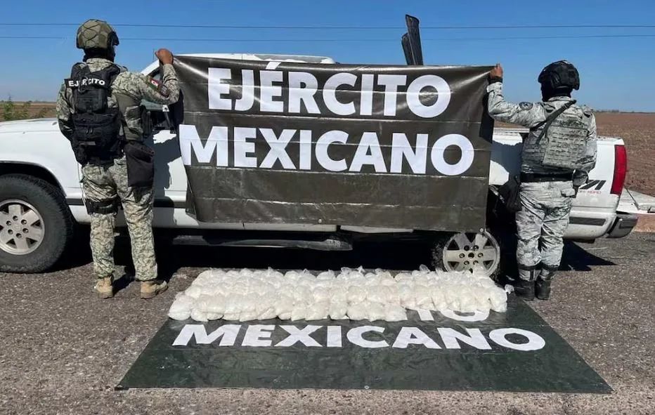 Aseguran casi 200 kilos de metanfetamina en Sonora