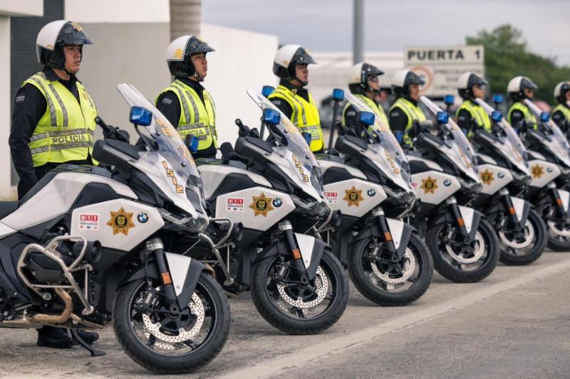 Yucatán refuerza seguridad con nuevas motocicletas patrulla