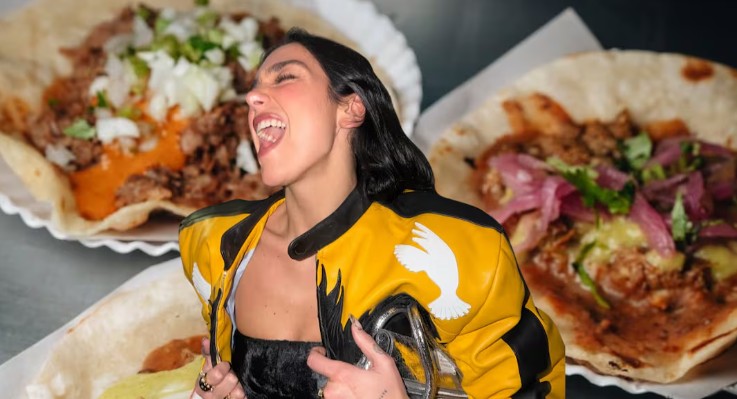Dua Lipa ofrecerá tacos a la par de sus conciertos en la CDMX