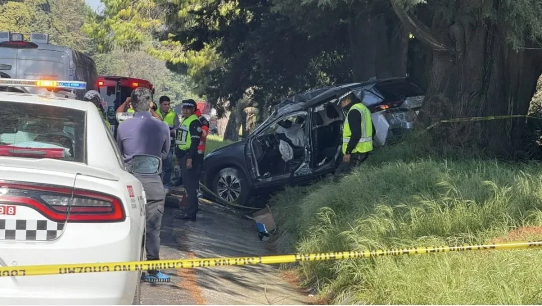 Familia muere en accidente vial sobre la México-Cuernavaca
