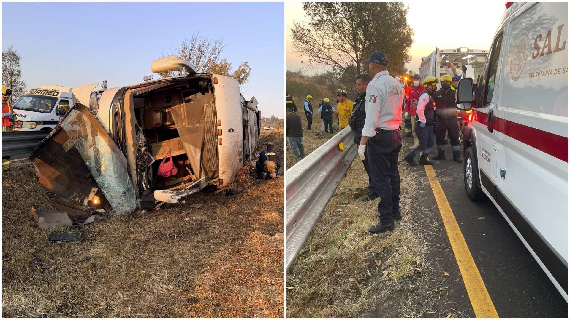 Accidente de autobús en Michoacán deja 7 muertos y 20 heridos