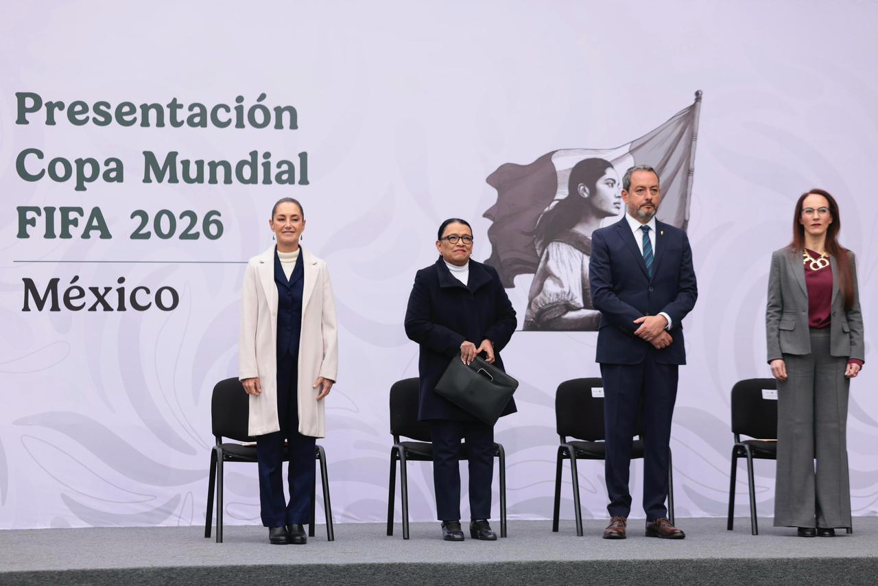 Claudia Sheinbaum presenta la Copa Mundial FIFA 2026