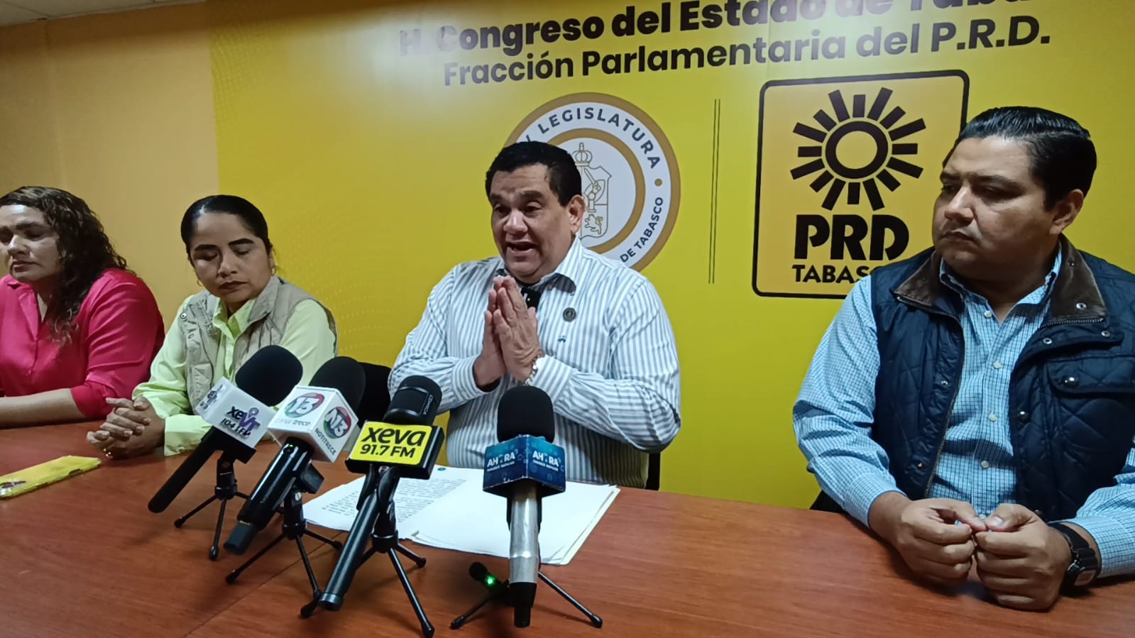 Bancada del PRD Tabasco participará en comparecencias: Javier Cabrera Sandoval