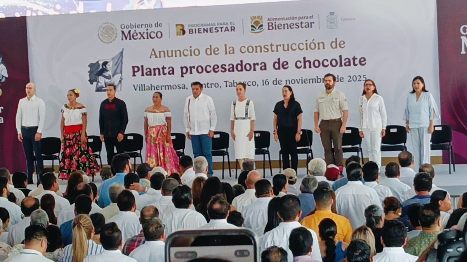 Claudia Sheinbaum anuncia Fábrica de Chocolate en Comalcalco