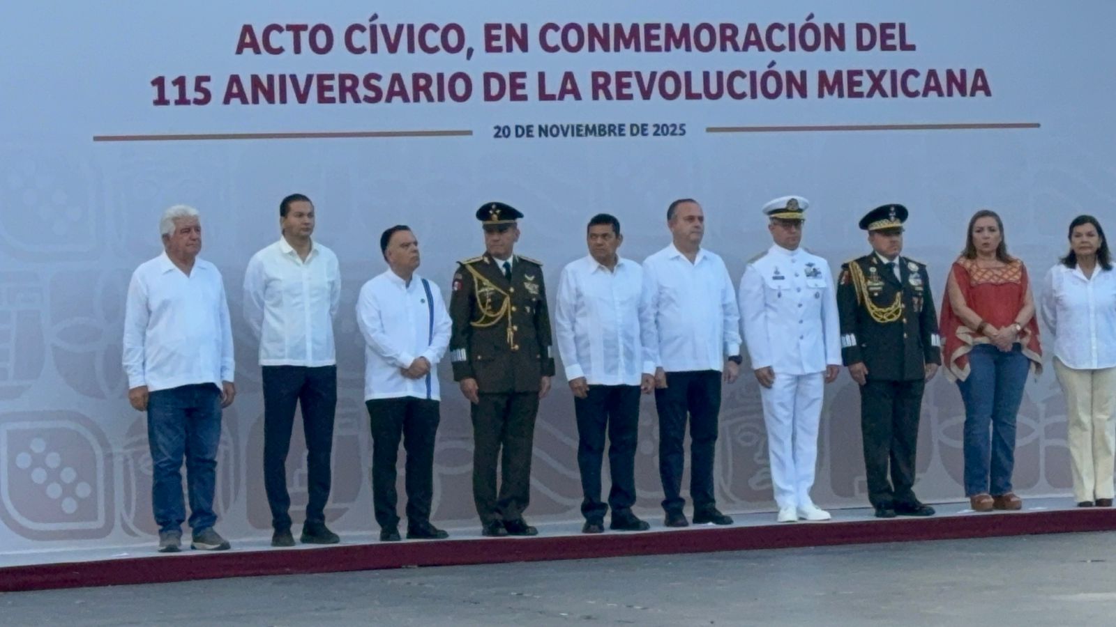 Tabasco conmemora el 115 aniversario de la Revolución Mexicana