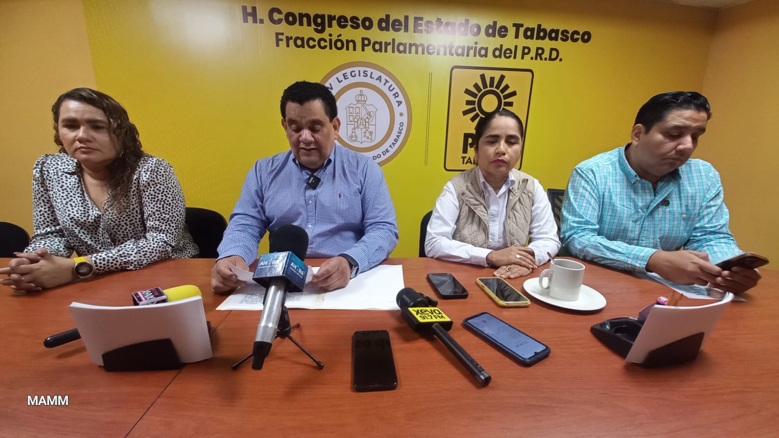 Fracción parlamentaria del PRD Tabasco anunció voto en contra del Centro de Convenciones
