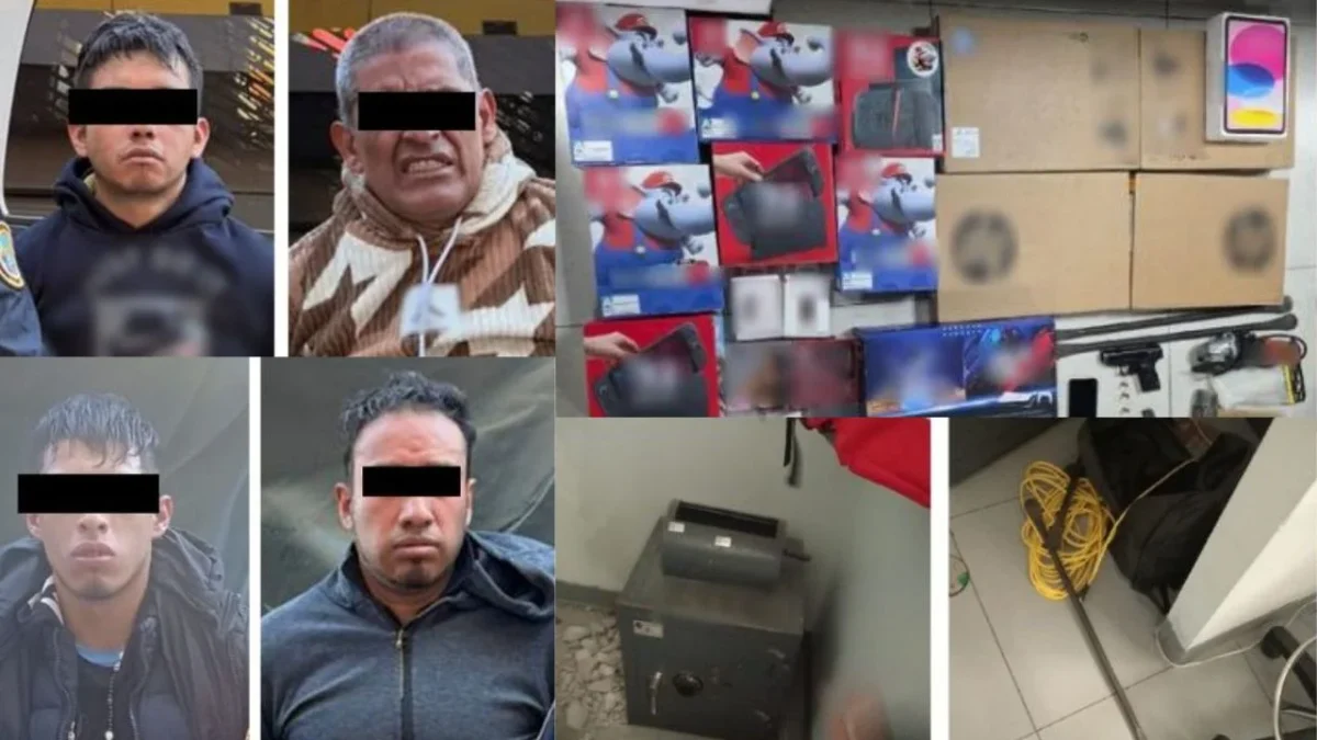 Cae banda por robo de consolas y videojuegos en Álvaro Obregón