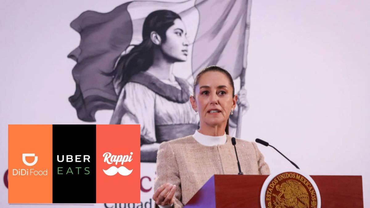 Sheinbaum garantiza que la ley para repartidores no impactará en los precios de apps