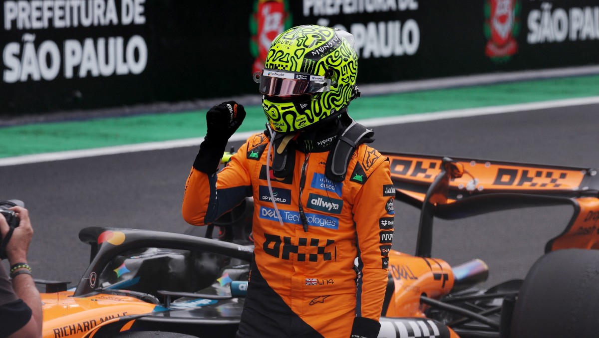 Lando Norris gana el GP de Brasil y refuerza su liderato