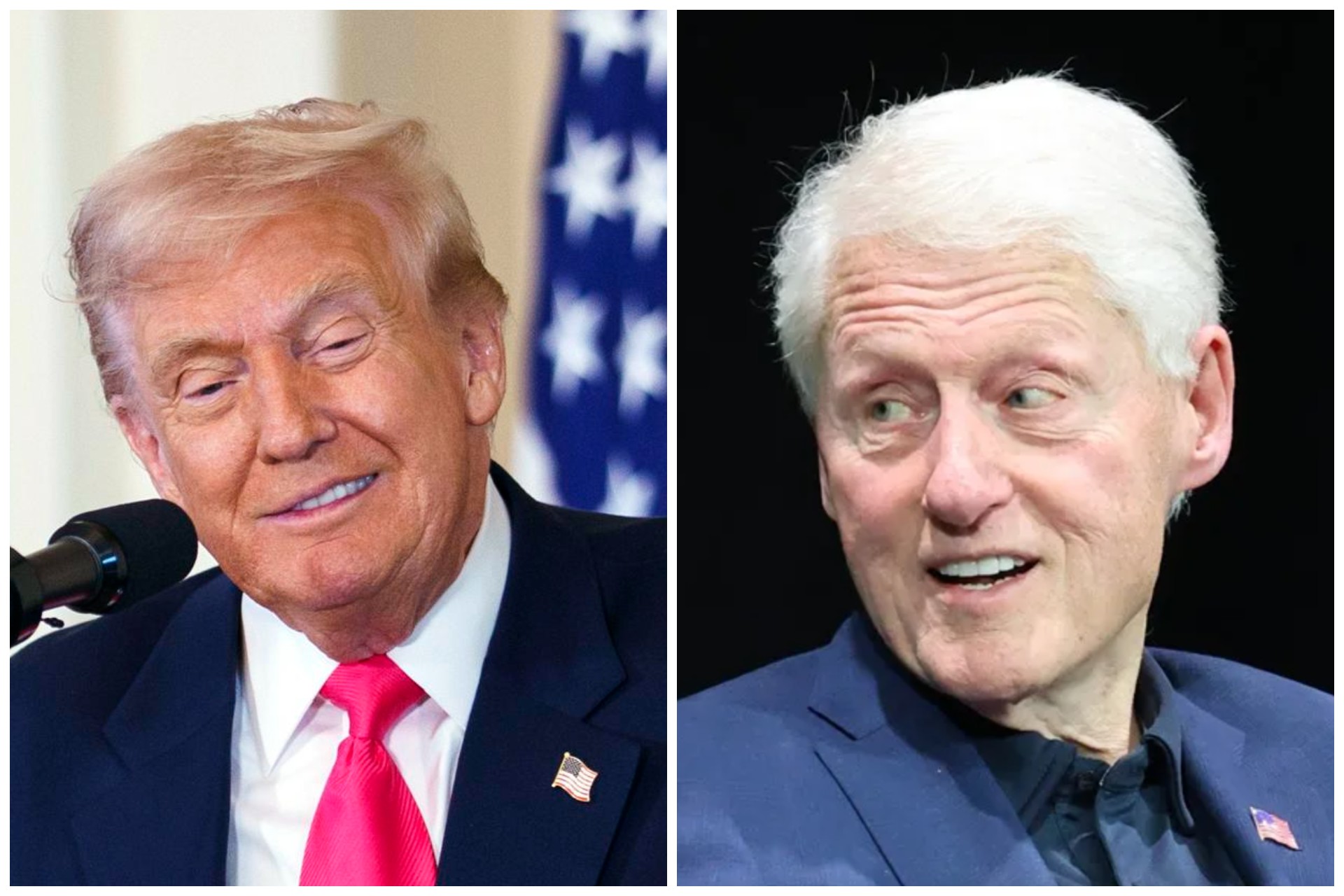 Trump pide al Departamento de Justicia que investigue a Bill Clinton por sus vínculos con Epstein