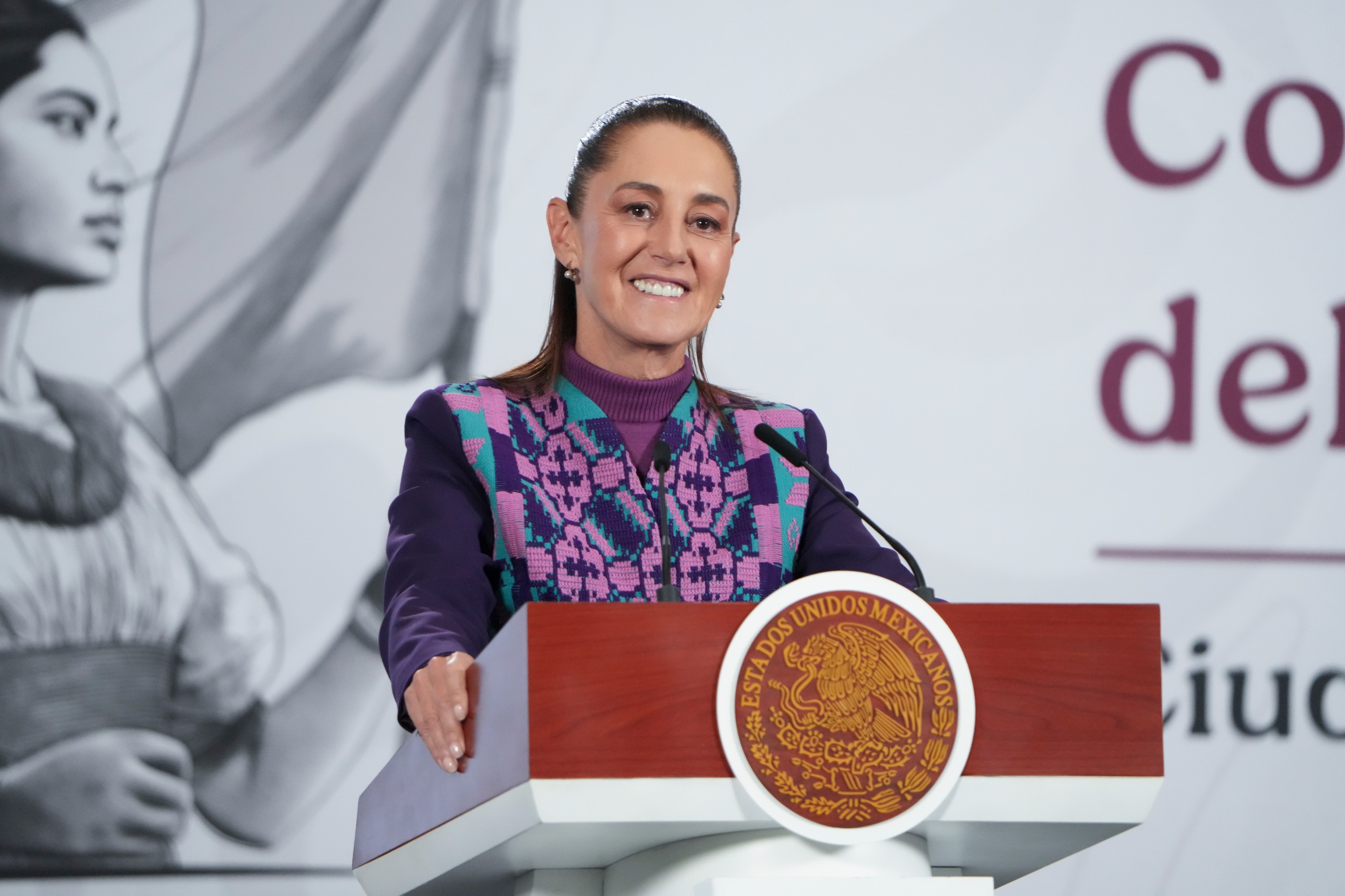 Claudia Sheinbaum Pardo Cierra 2025 con 73% de respaldo