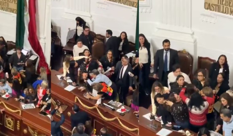Diputadas protagonizan pelea en el Congreso de CDMX
