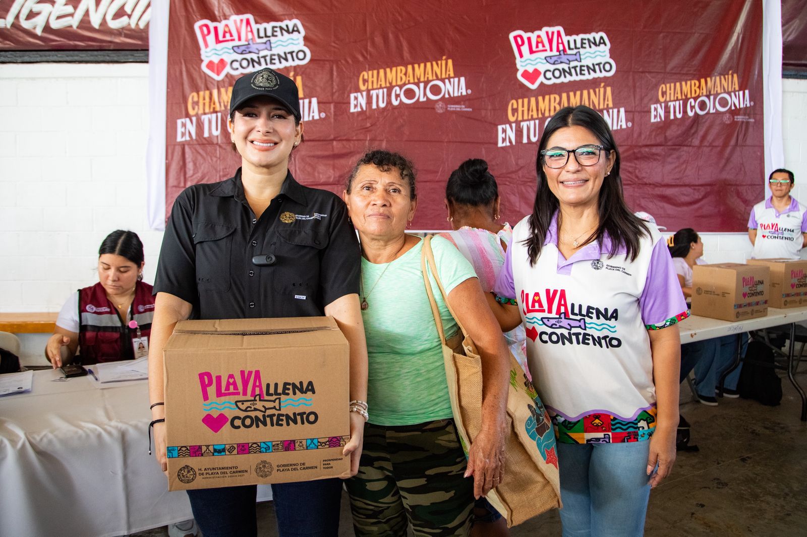 Estefanía Mercado lleva la “Chambamanía” a la colonia Luis Donaldo Colosio