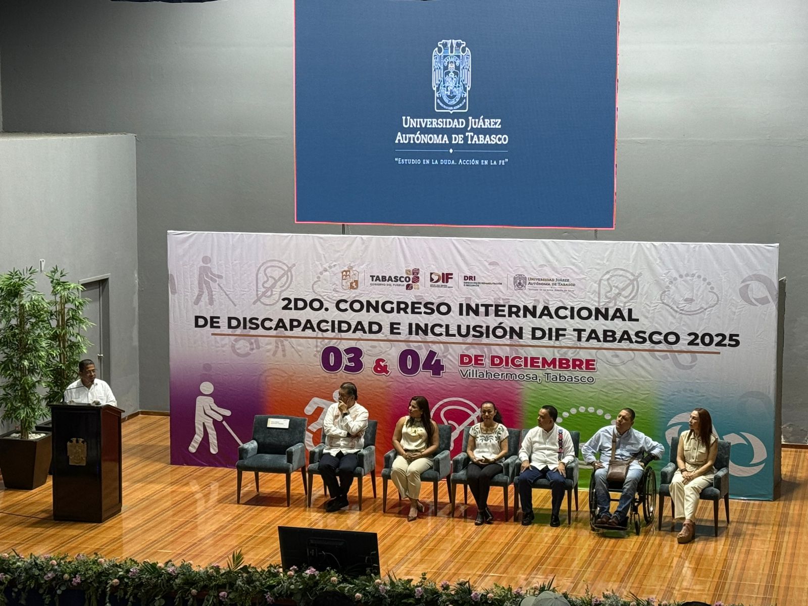 Inaugura presidenta del DIF Tabasco el 2º Congreso Internacional de Discapacidad e Inclusión 2025