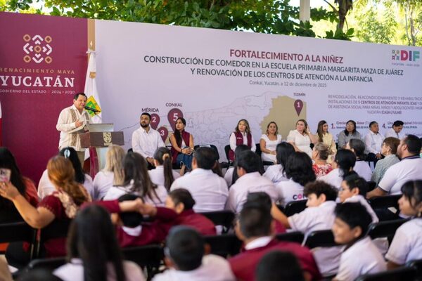 Gobierno de Yucatán invierte más de 27 mdp en atención a la niñez