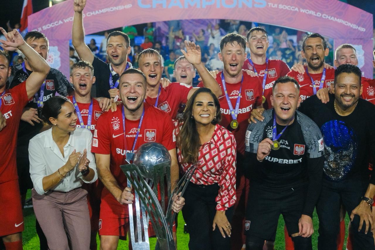 Cancún hace historia con la gran final y premiación del Campeonato Mundial Tui de Socca 2025