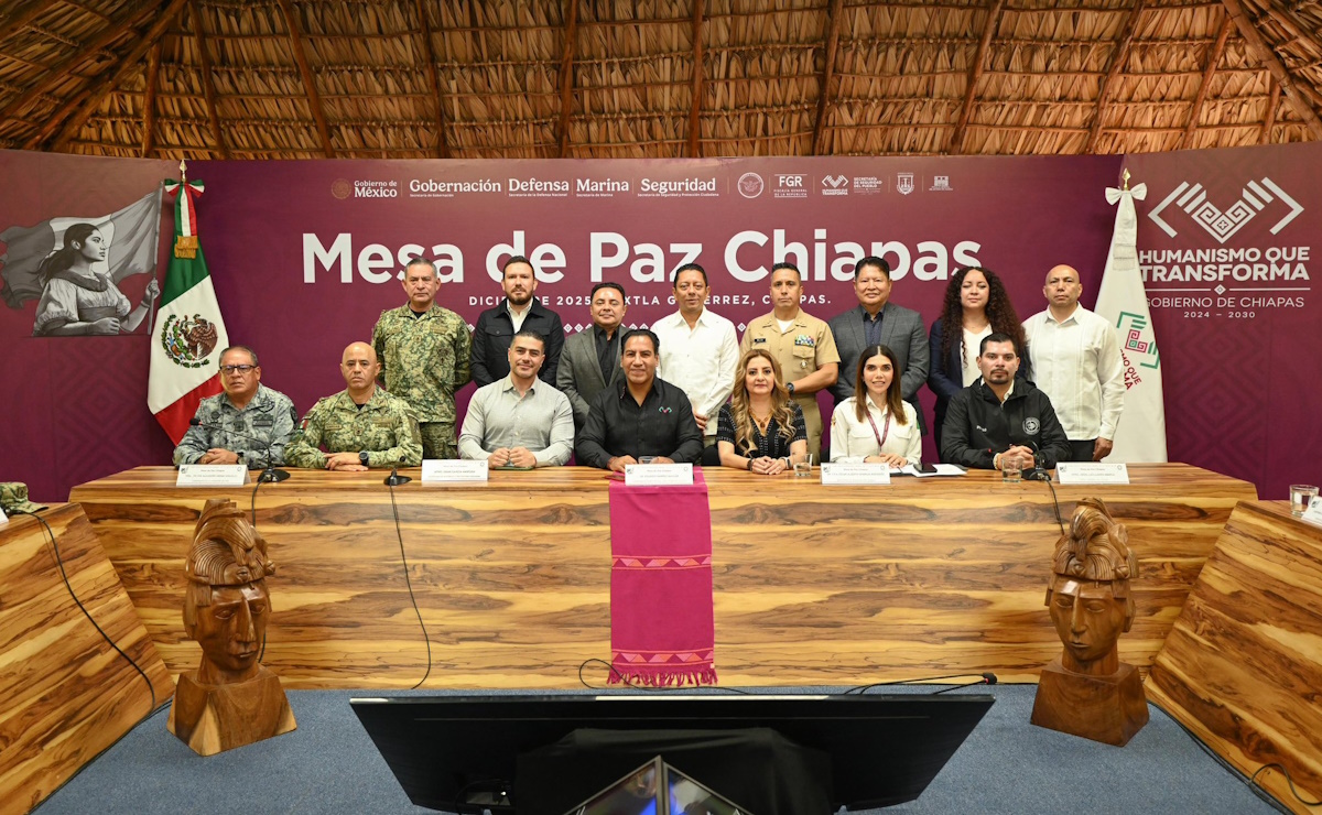 Harfuch participa en Mesa de Seguridad en Chiapas, reconoce fortalecimiento de la Policía Estatal
