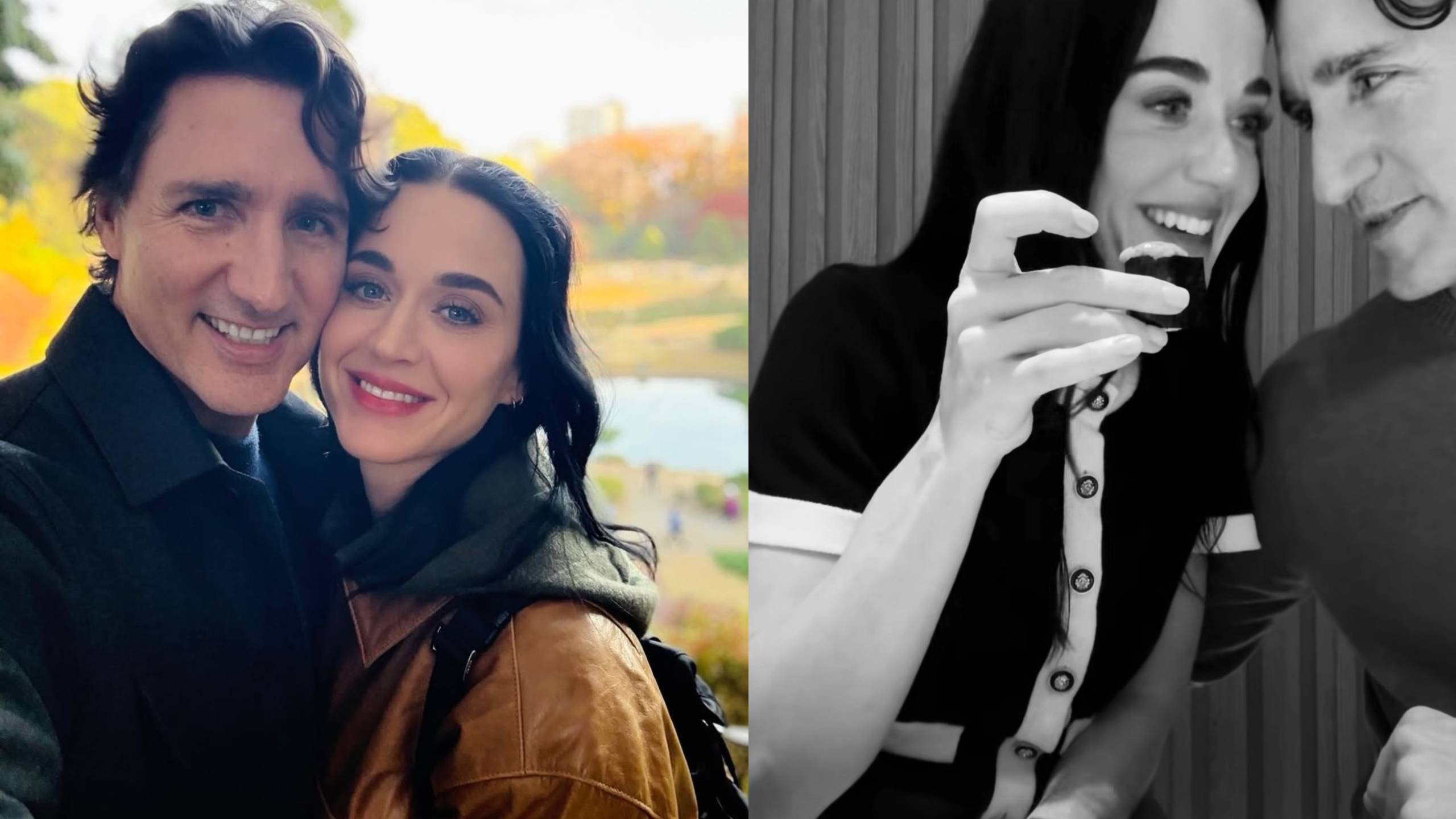 ¡Es oficial! Katy Perry y Justin Trudeau comparten su primera foto como novios en redes