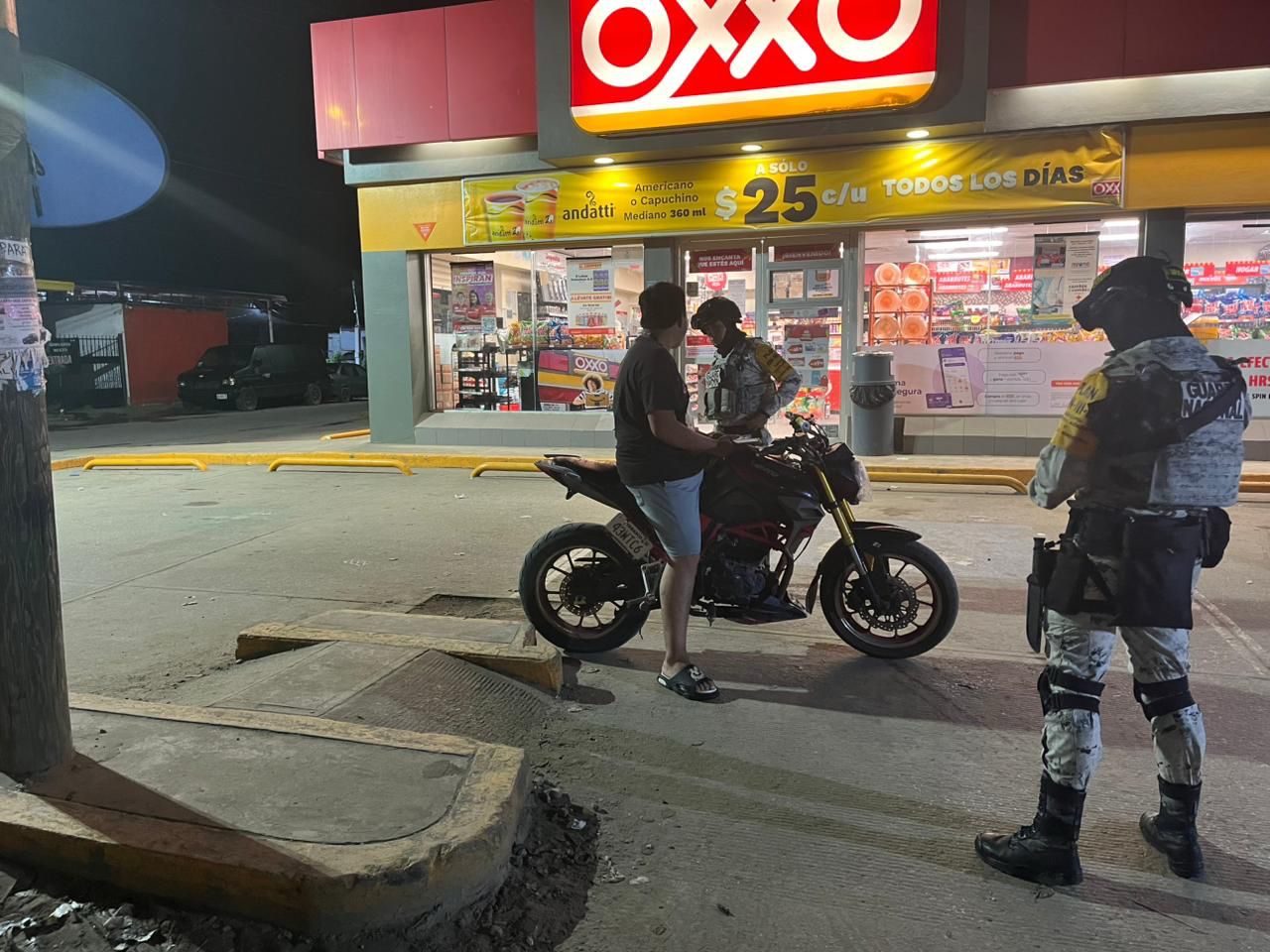 Realizan fuerzas de seguridad operativo de vigilancia en distintos puntos de Huimanguillo