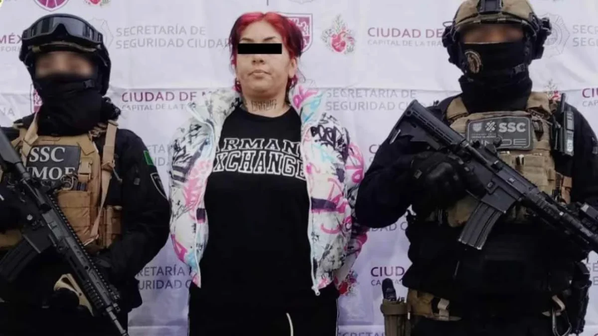 Capturan a “La Mane”, presunta cabecilla de facción de La Unión Tepito