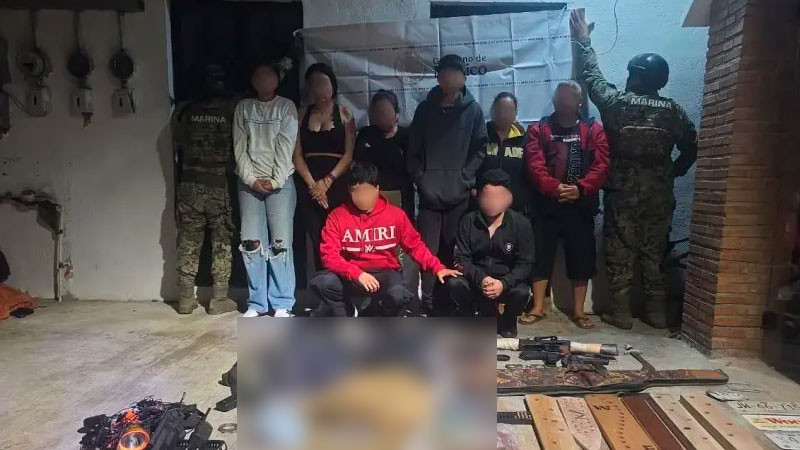 Detienen a ocho personas con armamento y equipo táctico en Puerto Vallarta