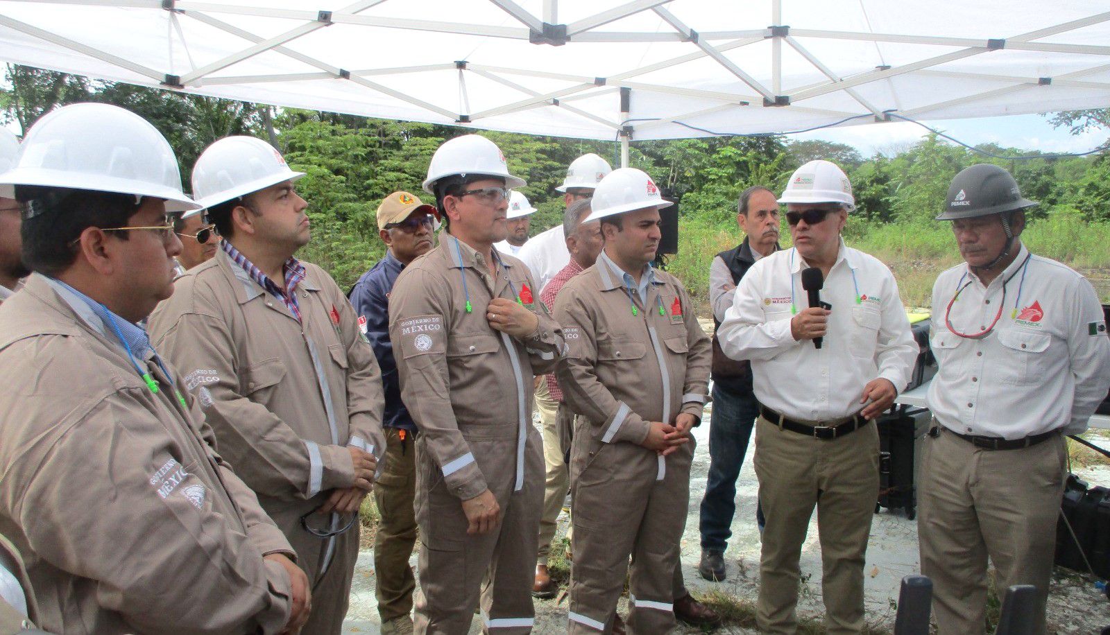 Realizan Pemex, ayuntamientos y SEMADES recorrido técnico en la Batería de Separación Agave