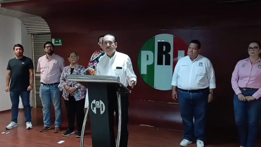 Denunciará PRI ante el IEPCT uso de color guinda en placas y portal Llave Tabasco