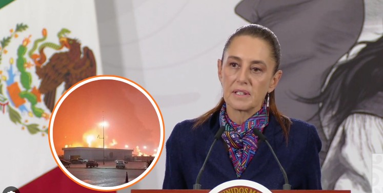 FGR investigará incendio en la refinería Olmeca tras saldo de 5 muertos: Sheinbaum