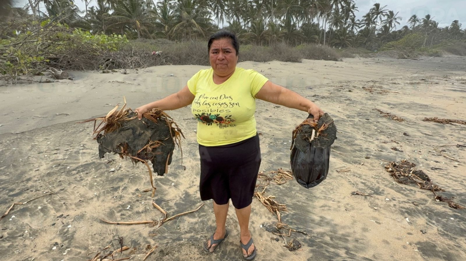 Pescadores del Golfo denuncian pérdidas de hasta 80% por derrame de hidrocarburo