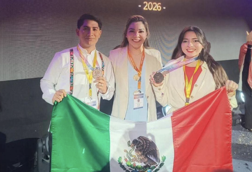¡Orgullo Internacional! Estudiantes de la UJAT ganan Medalla de Bronce en Túnez
