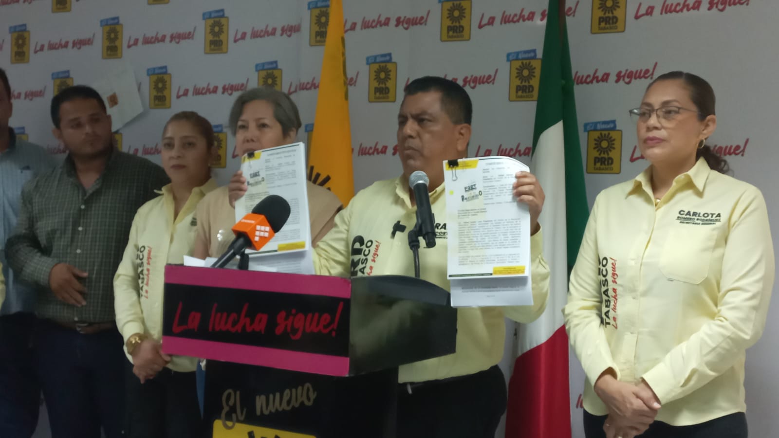 Acusa Fabiola Peralta «misoginia» tras denuncia del PRD Tabasco por presuntos actos anticipados